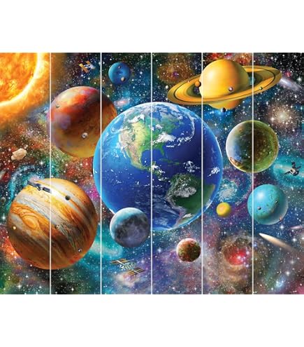 BYSQX Vlies Fototapete 3D Effekt Planet Weltraum As Produktbild-Vorschau 12