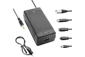 YASCO POWER Yasco Lithium Battery Charger Mehrere Stecker Für Elektrofahrrad Roller E-Bike Boot Motorrad Xiaomi Akku Ladegerät Li-ion akku Ladegerät Mehrere (42V 3A+6 teiliger Anschluss)