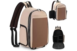 BAICLES Sac à Dos pour Appareil Photo Étanche Sacs de Photographe Antichoc Sac Photo Bandouliere pour SLR DSLR Objectif Flash Compatible avec Canon Nikon Sony