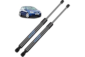 Koaudb 2x Amortiguador Maletero para VW Golf V 1K1 Alle Motoren Schrägheck 2003-2009 Negro Resorte de gas Maletero Amortiguador Maletero Reemplaza #1K6827550F 1K6827550A 1K6827550C