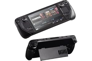 UYIYE Protective Case for Steam Deck - Kickstand Case for Steam Deck- Reliable Accessories for Steam Deck Black