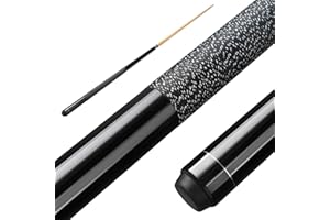 ASMPCUE Stecca da Biliardo da 58 Pollici Hardwood Pool Cue 13 mm Punte per Giocatori di Biliardo Professionisti, 1/2 Stecche per Biliardo Tavolo Sport