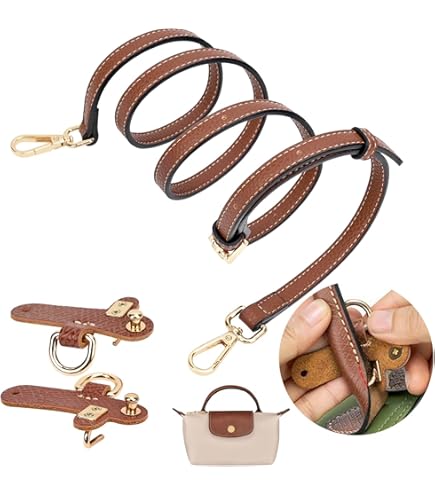 Tracolla In Pelle PU Regolabile Per Borse - Larga 2cm, Con Moschettoni