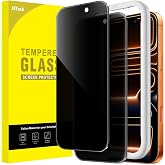 JETech Privacy Screen Protector for iPhone 17 Pro Max, Pack of 2 | Anti-spy protection, tempered glass, easy installation fra