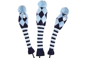 OUTDOOR LEISURE Juego de 3 fundas para cabezas de palos de golf para Driver y Fairway Wood