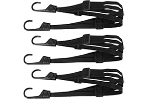 通用 3 sztuki pasów mocujących, ekspandery z haczykami, pasy mocujące z haczykami, krótkie z 4 klamrami przesuwnymi, bagażnik do motocykla, roweru (60-105 cm)