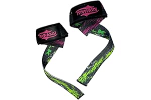 Kawakai® Straps gym - Straps para levantamiento de pesas - Accesorio para gym - Soporte de muñeca acolchado con neopreno - Deadlifting - Powerlifgting -Ten un buen agarre con estos straps!!