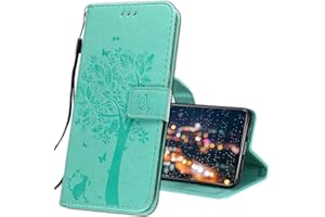 IMIRST Funda para Xiaomi Redmi Note 9S Smartphone, Funda con Tapa Xiaomi Redmi Note 9 Pro Magnético Carcasa para Xiaomi Redmi Note 9S / Redmi Note 9 Pro. KT1 Wish Tree Green