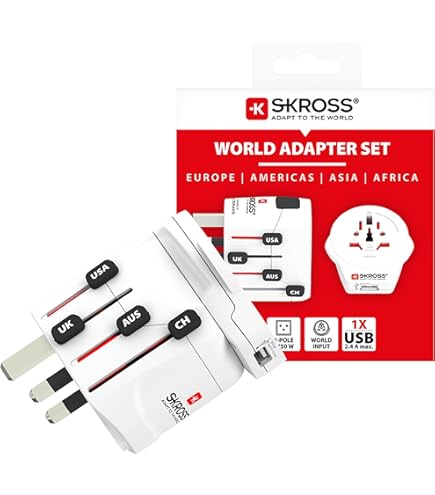 Skross 1.104100 Alpha Premium World Travel Adapter - Black - View #7
