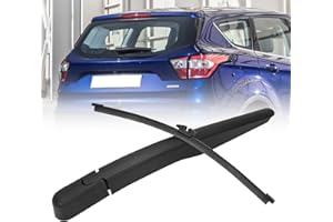 ROADTIME Tergicristallo posteriore, set di spazzole tergicristallo, Braccio tergicristallo posteriore Compatibile con Ford Kuga Mk2 SUV/Fiesta MK6 (Compatibile con Ford Kuga Mk2 SUV 10/2012-4/2020)