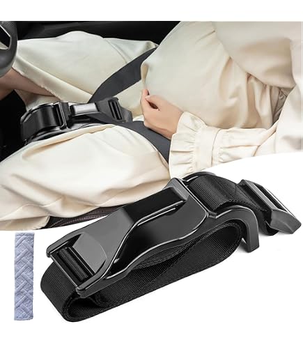 Ceinture De Sécurité Grossesse NOYVYDS - Ajustable & Confortable Pour Femmes Enceintes En Voiture