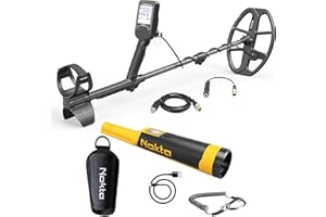 NOKTA DETECTION TECHNOLOGIES Nokta The Legend - Detector de metales con puntero Accupoint, detector impermeable para adultos