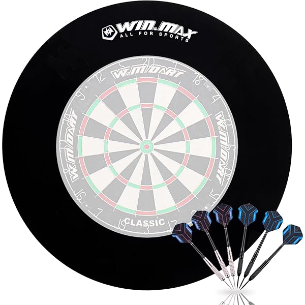 Dartscheibe Set 10 Dartpfeile Dart Flügel Dartboard 30x30cm Erwachsene B275