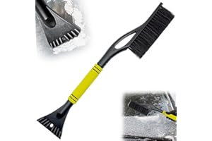 Coffee Life Plus Auto Eiskratzer,Schneeschaufel,Windschutzscheibe Schneereinigung,Schneebesenwerkzeug mit Schaumstoffgriff für Windschutzscheiben von Pkw,SUV und LKW(Gelb)