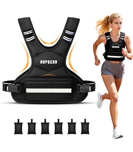 Sportneer Gilet Da Corsa Regolabile Da 0,9 Kg A 8 Kg, 9 In 1