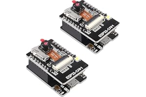AITRIP 2 StüCk ESP32 CAM ESP32-CAM-MB Entwicklungsplatine, WLAN/Bluetooth, ESP32 DC 5V Dual-Core-Entwicklungsplatine mit OV2640 2MP Kamera-TF-Karten-Modul