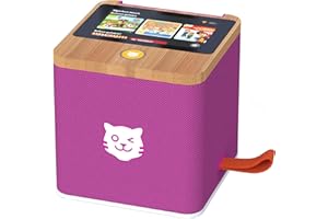 tigermedia tigerbox TOUCH PLUS Lila| Streaming-Hörbox für Kinder | Stereo-Klang | Farb-Touchdisplay | Hörspielbox mit Nachtlicht | Bluetooth-Kopfhöreranschluss | extra starker Akku