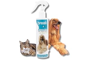 ARIES SOLUZIONI NATURALI Spray Sciogli Nodi Pelo del Cane Balsamo Pronto all'uso Iper Districante Condizionante Professionale Per Manto Lungo Riccio con Aloe Bio Olii essenziali Anche Cuccioli e Gatti Break Up 250ml Aries