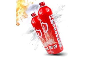 Olymp Feuerlösch Spray 2 Stück | Feuerlöschspray für Küche & Haushalt | Feuerlöscher Spray für Fettbrände | Löschspray für Zuhause | Feuerlöscher Dose Klein & Sicher | Feuerlöscher Wohnmobil
