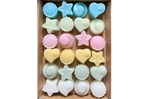 Gower Coast Crafts Handmade Premium Quality Highly Scented Wax Melts. 24 x 5g Melts in each pack (Spa)