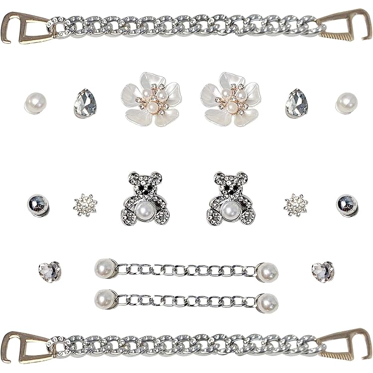 22 Accessoires De Chaussures En Strass - Breloques Crocodile, Diamètre 0,9 Cm, Pour DIY, Anniversaire, Cadeau - 2