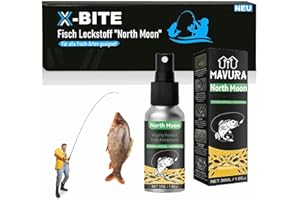 MAVURA X-BITE - Spray de cebo para pescado, señuelo líquido, para todo tipo de peces