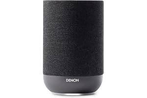 Denon Home 200 trådlös smart högtalare med Dolby Atmos Music, HEOS Multiroom, AirPlay 2 och Bluetooth – högupplöst stereoljud för multirum och hemljud –