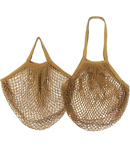 Sac à Provisions Réutilisable NERTHUS - Maille Blanche Légère Et Pliable