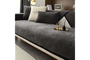 MTHGH Sofabezug Sofaschoner L Form u Form Ecksofa Anti-rutsch Couchschoner Couch Katze Hund Decke Überzug Sofaschutz Sofahusse Wasserdicht,darkgray-90x210cm