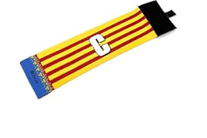OXUM Sport Brazalete de Capitán para niños y Adultos - Brazalete de Fútbol con la Bandera de tu país o Comunidad - Brazalete, Elástico y Ajustable