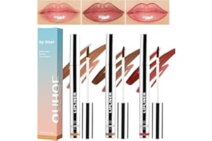 KTouler Peel Off Lip Liner, 3Pcs Matte Lip Liner,Waterproof Long Lasting Highly Pigmented Color Peel Off Lip Stain Lipsticks Makeup for Women (Peel Off Lip Liner, 3Pcs)