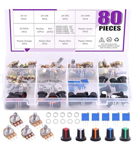 Potenziometro CTS 1 Meg Split Shaft | Lineare EP-0088-000 Per Chitarra Elettrica/Basso