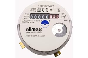 Allmess Kaltwasserzähler Messkapsel UP ISO-Typ IST Eichung 2024 gültig bis 2030 Messkapselwasserzähler Kalt