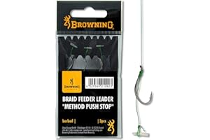 Browning Braid Feeder Leader Method Push Stop Bronze Feedervorfach