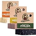 Dr. Squatch All Natural Bar Soap For Men, 3 Bar Variety Pack, Pine Tar, Cedar Citrus And Gold Moss Pine Tar/Cedar Citrus/Gold Moss