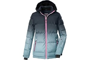 Killtec Ksw 330 Grls Ski Qltd Jckt Giacca da sci/giacca da sci trapuntata con cappuccio e paraneve Bambine e ragazze