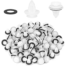 15 Clips De Fixation Pour Panneau De Porte De Voiture - Rivets Plastique, Étanchéité Caoutchouc, DIY Auto - 3
