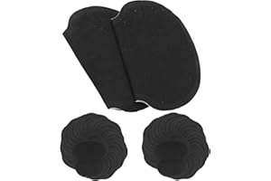 AGATIGE 60 PCS Almohadillas Para El Sudor En Las Axilas, Lavable Transpirable Axila Sobaqueras Sudor Axila Escudos Axilas Almohadillas Para Mujeres Y Hombres Sudor Protección Durante Todo El Día (Negro)