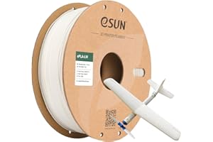 eSUN Lekki Filament PLA 1,75 mm, Filament do Drukarek 3D PLA-LW, Dokładność Wymiarowa +/- 0,05 mm, Szpula 1kg (2,2 LBS) Materiał Piankowy do Drukarek 3D, Naturalny