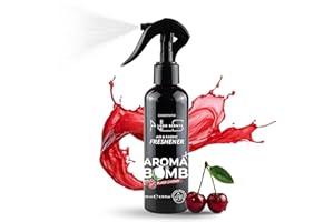 NOLOGOSCENTS Aroma Bomb Air Freshener Spray 200ML - All - Purpose Odor Remover For Car Interior, Home, And Fabrics | Powerful, Lasting Fresh Scent. (Black Cherry)