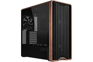 Lian Li Lancool 217 PC-Gehäuse Schwarz | ATX Midi-Tower, Tempered Glass, 5 Lüfter, Walnussholz, Mesh-Front, Back-Connect-kompatibel