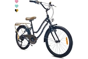‎SUN BABY sun baby Mädchenfahrrad 20 Zoll Radgröße Heart Bike zur Auswahl 6 Gang Shimano Kinderfahrrad Kinderrad für Mädchen von 6 bis 10 Jahre verstellbare