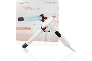 Rowenta Air Care Ultimate Experience - Rizador en Forma de L, Ondas en 3 s, 8 Niveles de Temperatura (130-200°C), Rizos Sanos, Previene Exceso de Calor, CF4310