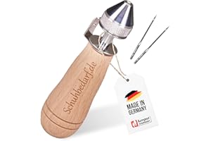 Langlauf Schuhbedarf Macchina da Cucire a Mano con Bobina di Filo – Macchina da Cucire a Mano per Tessuti Spessi, teloni, Trapunta Convertibile e Tela – incl. ago in Pelle – Made in Germany