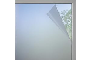 Gardinia 23-4101 Pellicola per finestre, Effetto Vetro opalino, 90 x 200 cm, Colore: Bianco Opaco, PVC