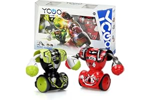 SilverLit Robo Kombat Twin pack | Pack of Two Fighting Robots | Lights and Punching Sound Effects | Remote Control Toy - Ultimate Battling Robots for Boys and Girls ages 5+