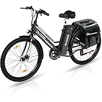EVERCROSS EK8S Bici Elettrica per Adulti, E-Bike da 26'' con Pedalata Assistita - Motore da 250W, Batteria da 36V 12Ah, 15/20