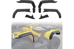 SAUTVS Extended Fender Flares for Can-Am Outlander L MAX 2015 (Replace #715001909)