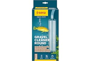 ‎SERA sera Gravel Cleaner Round | Runder Aquarium Bodengrundreiniger | Mulmsauger für große Kiesflächen | Aquarien Bodenreiniger | Aquarium Kiesreiniger | Mulmabsauger | Schlauch- & Filterzubehör