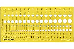 Traceease Designer Diamond Gemstone Guide Jewelry Templates Drafting Tools Jewellery Designing Stencils